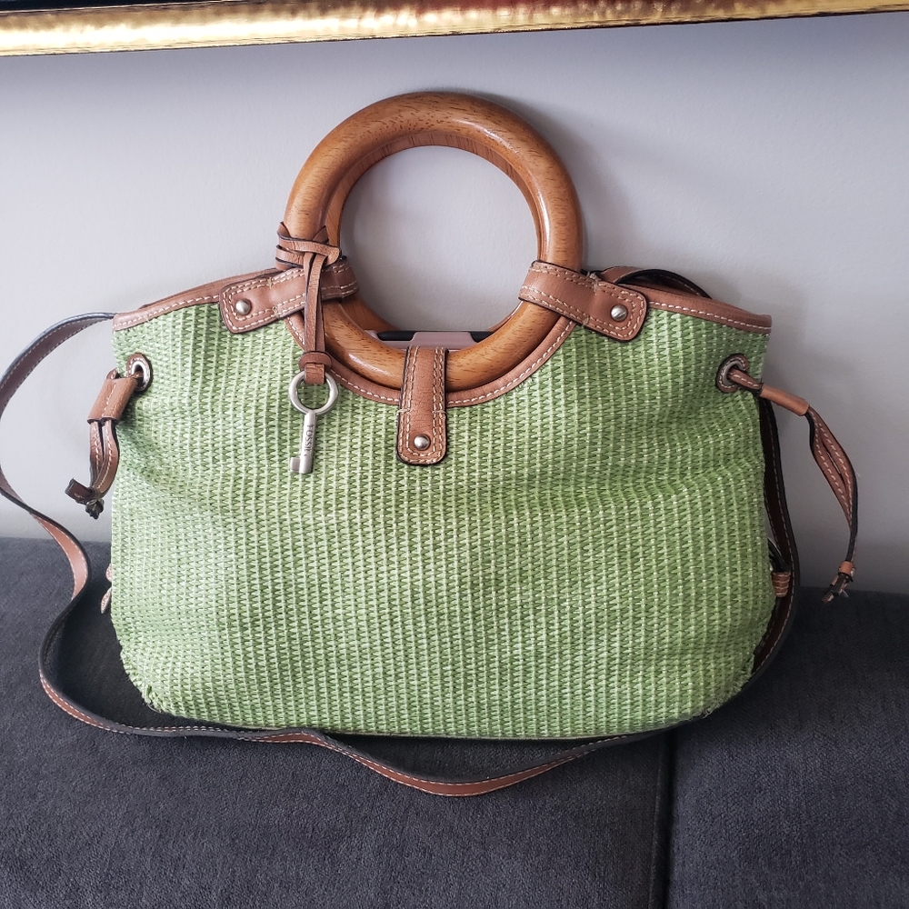 Fossil Straw Bag
